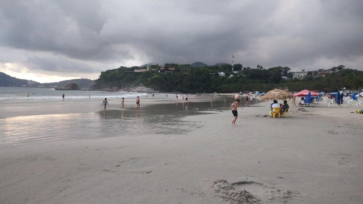 Apartamento Com Ar Cond. Na Praia Grande 乌巴图巴 外观 照片